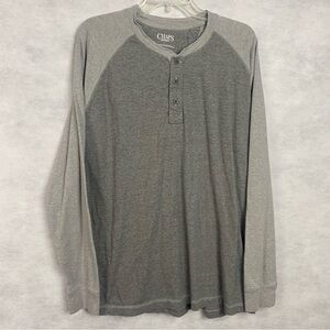 Chaps Gray Men's Long Sleeve Shirt